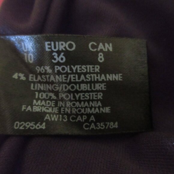 PLANET Sleeveless Sheath Dress Women's Size UK 10 CAN 8 EUR 36 - Picture 3 of 3